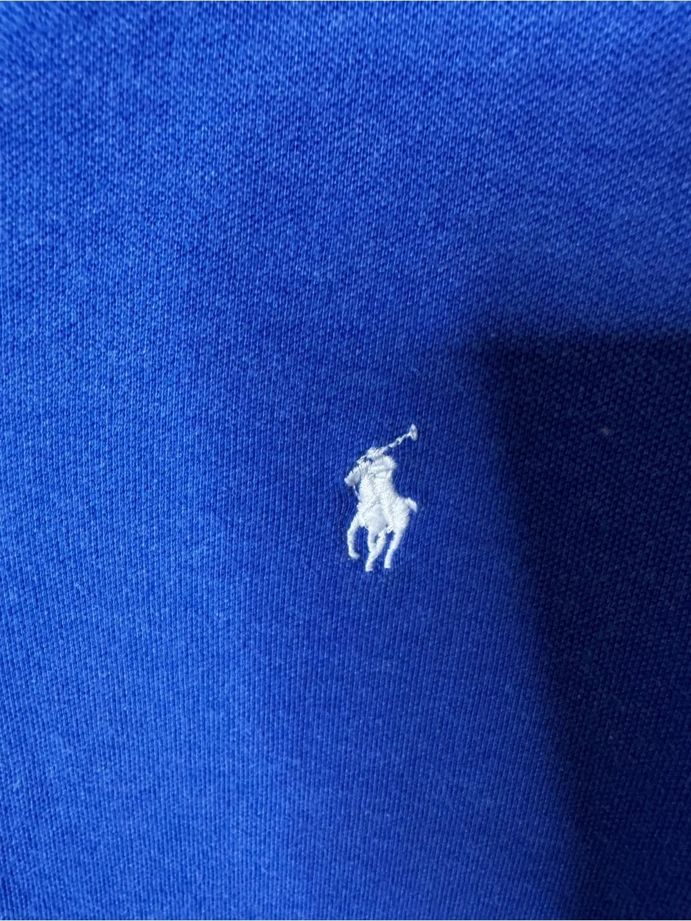 Ralph Lauren Polo Shirt Men's XL Royal Blue White Pony Polo Classic Fit